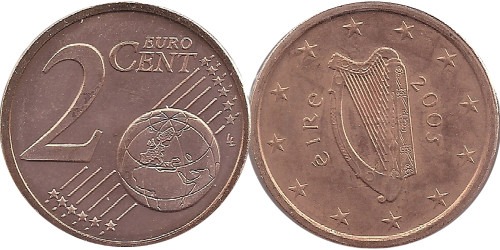 2 евроцента 2003 Ирландия