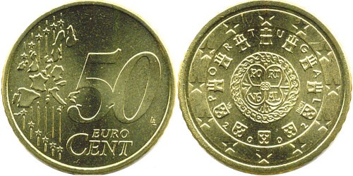 50 евроцентов 2002 Португалия