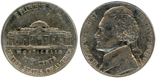 5 центов 1998 D США