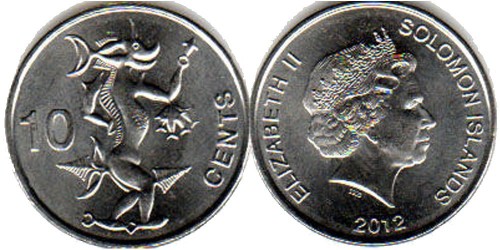 10 центов 2012 Соломоновы острова