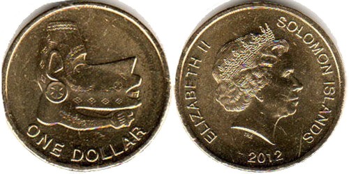 1 доллар 2012 Соломоновы острова