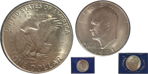1 доллар 1971 США