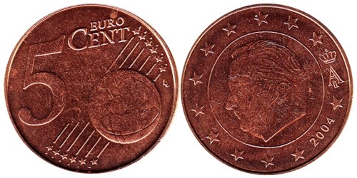 5 евроцентов 2004 Бельгии