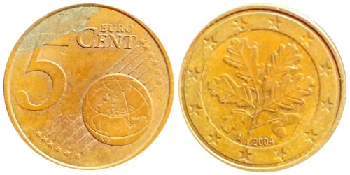 5 евроцентов 2004 «A » Германия