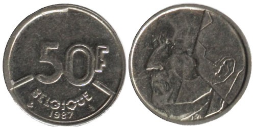 50 франков 1987 Бельгия (FR)