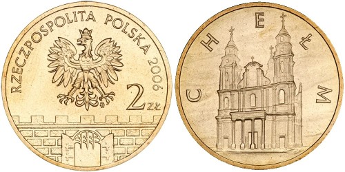 2 злотых 2006 Польша — Древние города Польши — Хелм