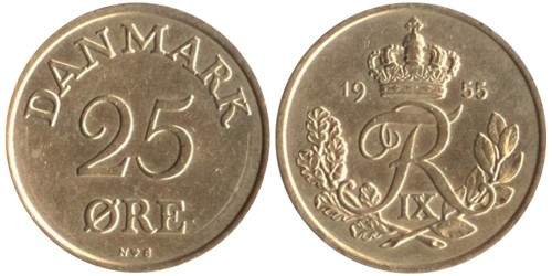 25 эре 1955 Дания