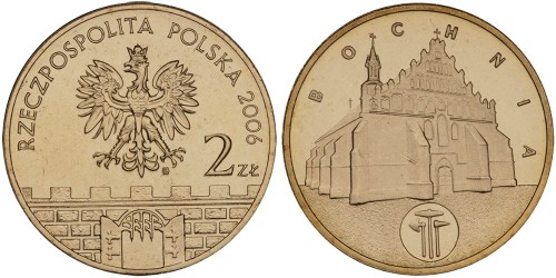 2 злотых 2006 Польша — Древние города Польши — Бохня