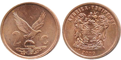 2 цента 2000  ЮАР