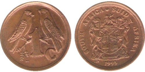 1 цент 1995 ЮАР