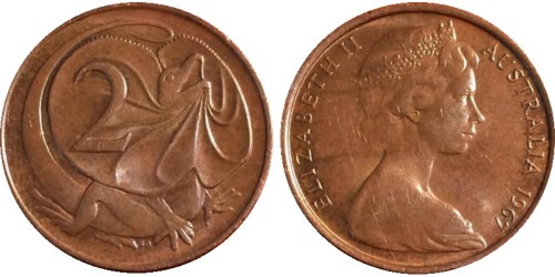 2 цента 1967 Австралия