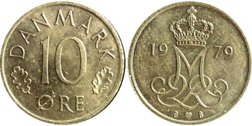 10 эре 1979 Дания