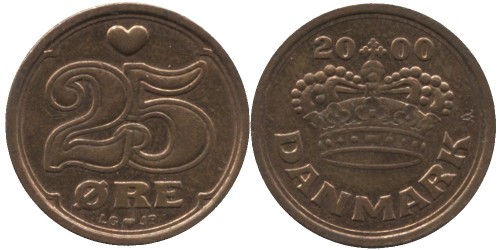 25 эре 2000 Дания