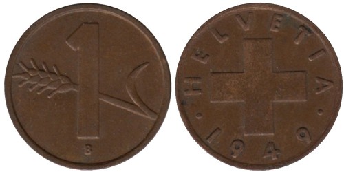 1 раппен 1949 Швейцария