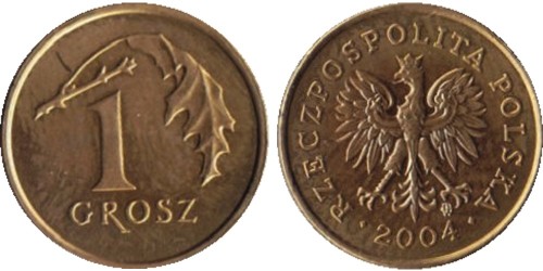 1 грош 2004 Польша
