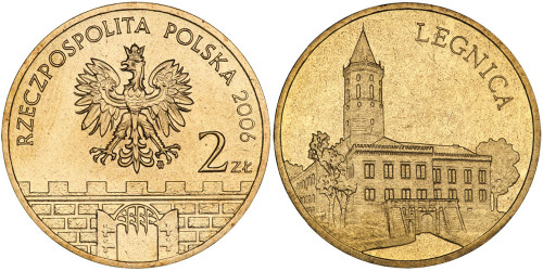 2 злотых 2006 Польша — Древние города Польши — Легница