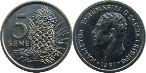 5 сене 1987 Самоа