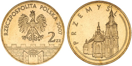 2 злотых 2007 Польша — Древние города Польши — Пшемысль