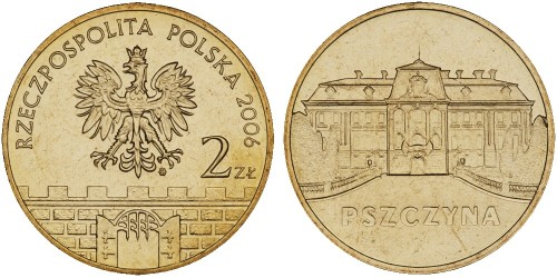 2 злотых 2006 Польша — Древние города Польши — Пщина