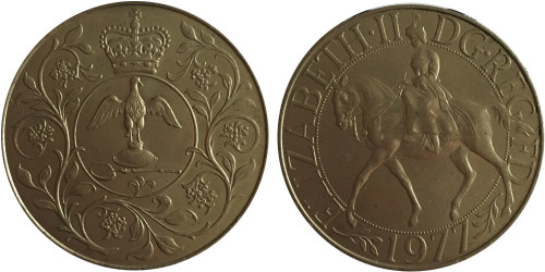 25 пенсов 1977 Великобритания — Cеребряный юбилей царствования Елизаветы II