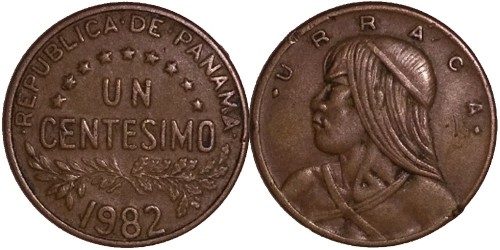 1 сентесимо 1982 Панама