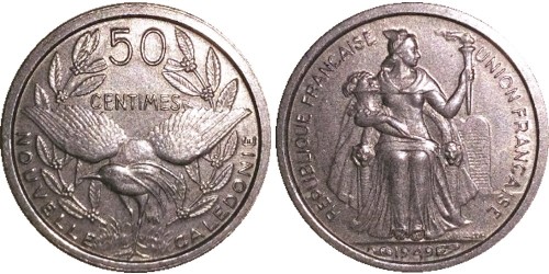 50 сантимов 1949 Новая Каледония