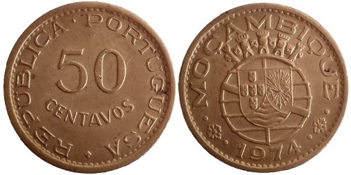 50 сентаво 1976 Мозамбик