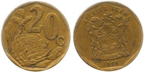 20 центов 1996 ЮАР