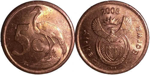 5 центов 2006 ЮАР