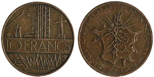 10 франков 1979 Франция