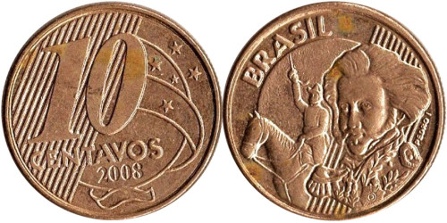 10 сентаво 2008 Бразилия