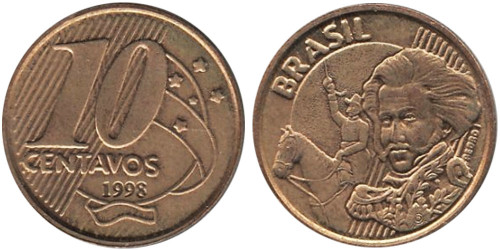 10 сентаво 1998 Бразилия
