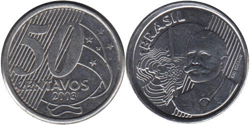 50 сентаво 2003 Бразилия
