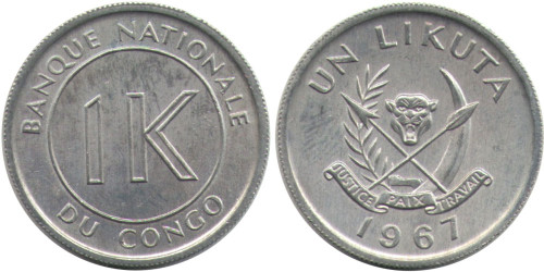 1 ликута 1967 Конго