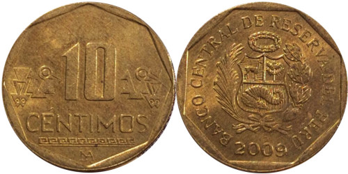 10 сентимо 2009 Перу