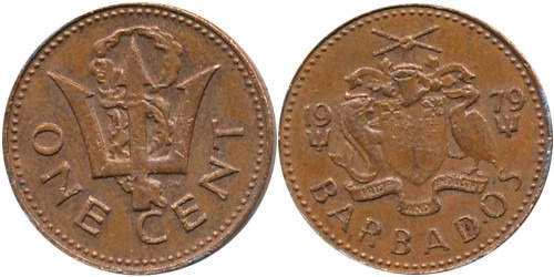 1 цент 1979 Барбадос