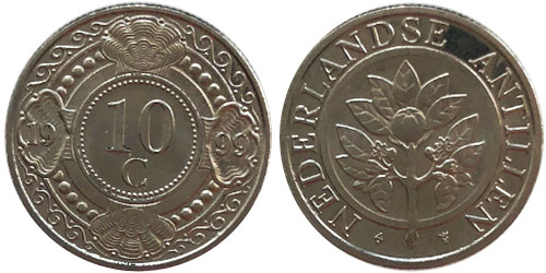 10 центов 1999 Нидерландские Антильские острова