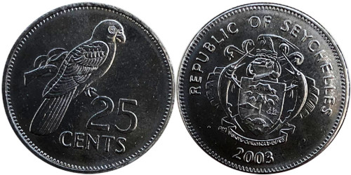 25 центов 2003 Сейшельские острова