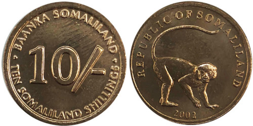10 шиллингов 2002 Сомалиленд