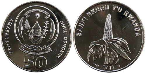 50 франков 2011 Руанда