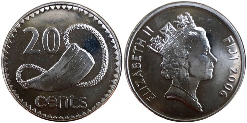 20 центов 2006 Фиджи UNC