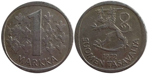 1 марка 1972 Финляндия