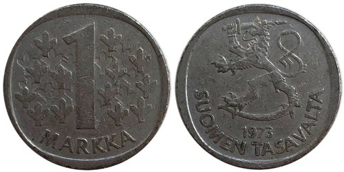1 марка 1973 Финляндия