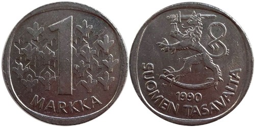 1 марка 1990 Финляндия