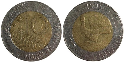 10 марок 1995 Финляндия