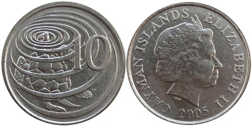 10 центов 2005 Каймановы острова