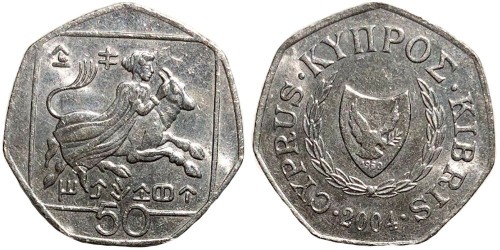 50 центов 2004 Республика Кипр