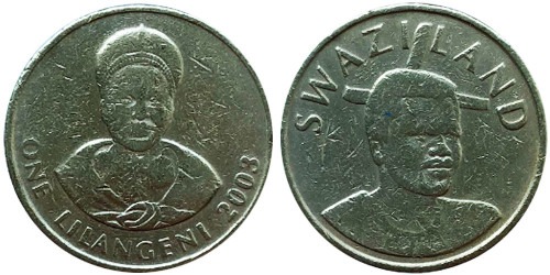 1 лилангени 2003 Свазиленд