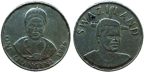 1 лилангени 1996 Свазиленд