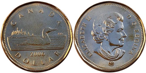 1 доллар 2006 Канада UNC